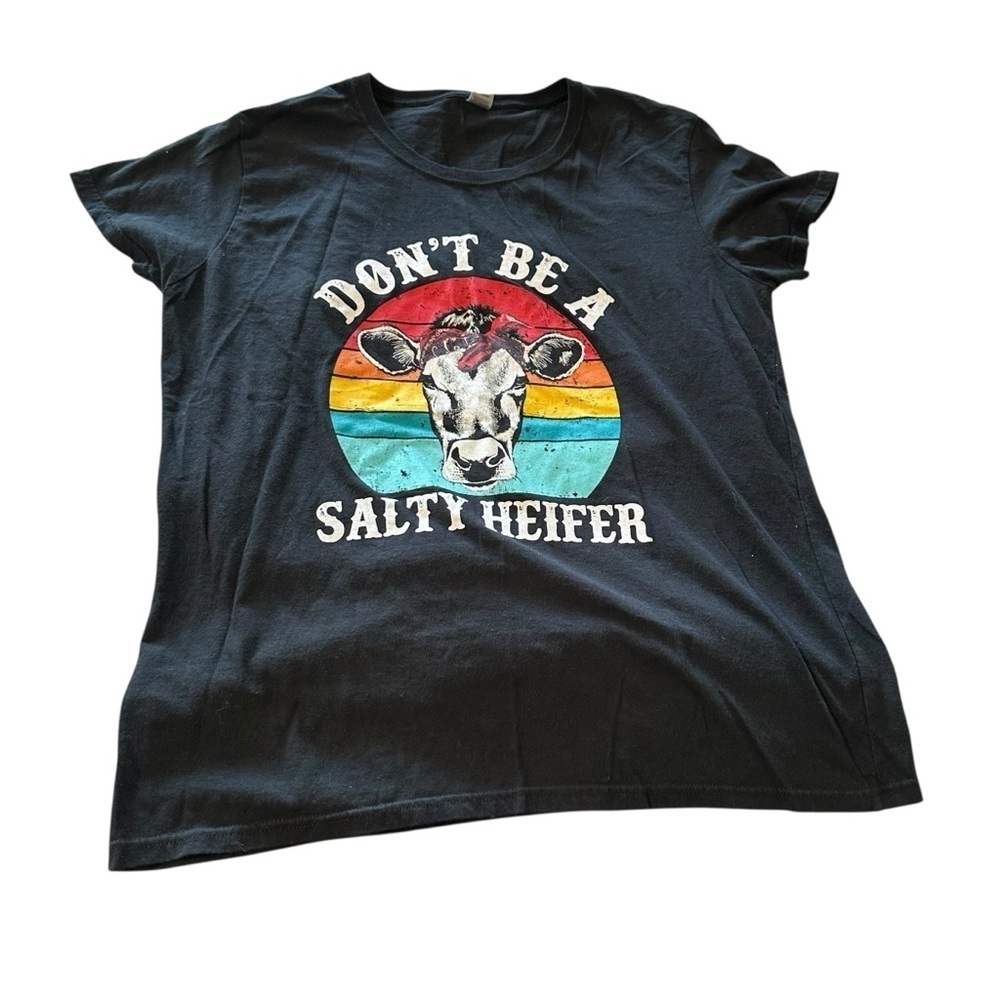 Gildan Heavy Cotton Black T-Shirt